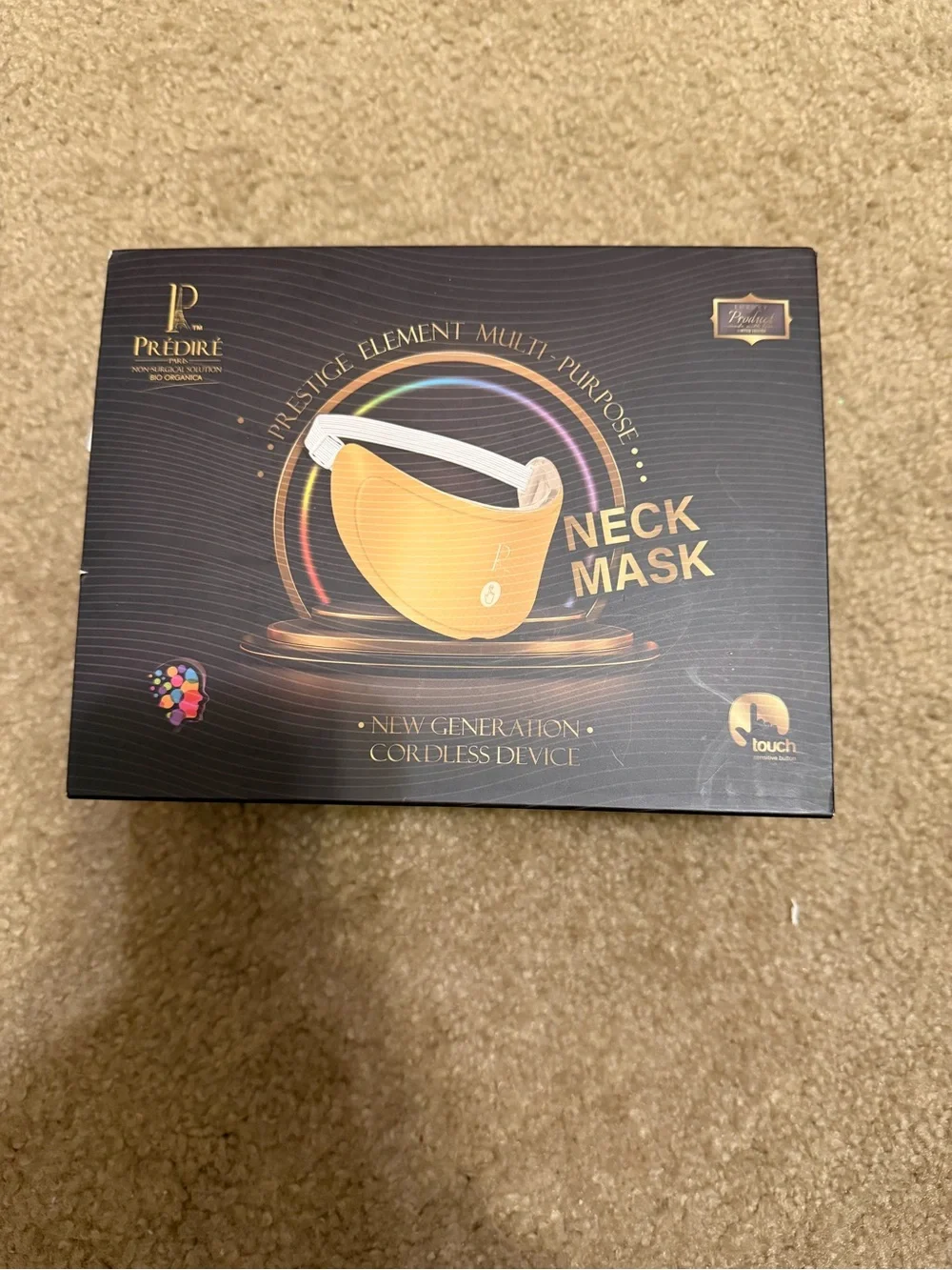 Prédire Gold Neck Mask – Women's Facial & Neck Accessory